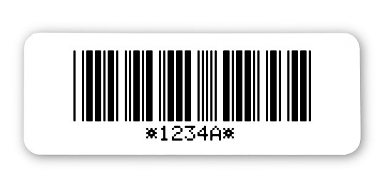 Archivierungsetiketten Material:ThermoTop Größe:40x15mm Kopfzeile:"ohne" Barcode:Code 39 mit Prüfziffer Stellenanzahl:5-stellig Menge:1000