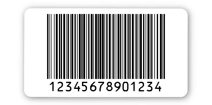 Archivierungsetiketten Material:ThermoTop Größe:45x25mm Kopfzeile:"ohne" Barcode:128B Stellenanzahl:14-stellig Menge:1000