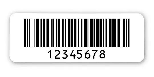 Archivierungsetiketten Material:ThermoTop Größe:40x15mm Kopfzeile:"ohne" Barcode:128B Stellenanzahl:8-stellig Sonderetikett:Postfix 1 Menge:1000