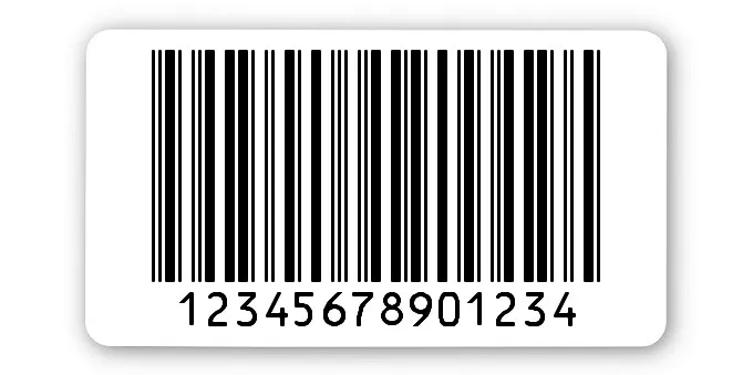 Archivierungsetiketten Material:ThermoTop Größe:45x25mm Kopfzeile:"ohne" Barcode:2a5 interleaved Stellenanzahl:14-stellig Menge:1000