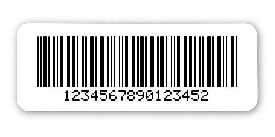 Archivierungsetiketten Material:ThermoTop Größe:40x15mm Kopfzeile:"ohne" Barcode:2a5 mit Prüfziffer Stellenanzahl:16-stellig Menge:1000